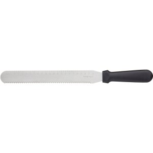 Coltello piatto seghettato 26 cm - Acciaio inox