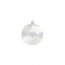 Palla di Natale Trasparente Zig Zag (8 cm) - Vetro