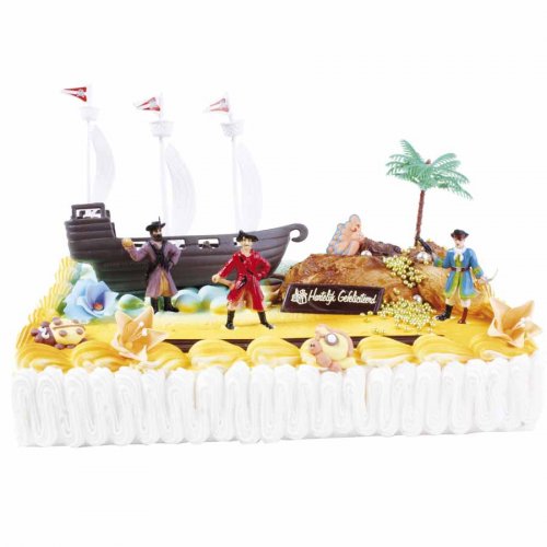 Kit per decorazione torte - Pirati 