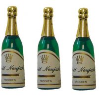 4 Bottiglie di Champagne di plastica