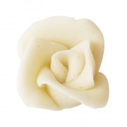 5 Rose bianche in pasta di mandorle