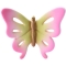 3 Farfalle multicolori 3D (3,5 cm) - Pasta di zucchero images:#2