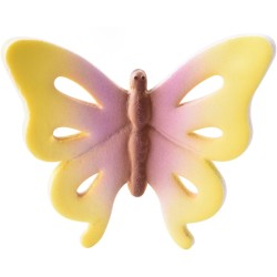 3 Farfalle multicolori 3D (3, 5 cm) - Pasta di zucchero. n3