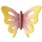 3 Farfalle multicolori 3D (3,5 cm) - Pasta di zucchero images:#3