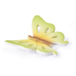 3 Farfalle multicolori 3D (3, 5 cm) - Pasta di zucchero. n5
