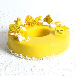 2 Stecchini con pulcini gialli - Plastica. n1