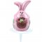 4 Stecchini con coniglietti pasquali colori pastello - Plastica images:#2