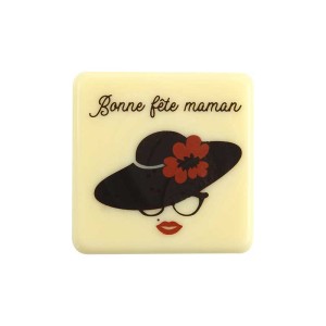 2 Quadrati Bonne Fte Maman (3,8 cm)