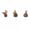 3 Stecchini decorativi Scoiattolo (7 cm) - Plastica images:#0