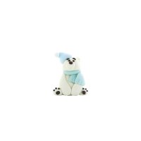 1 Orso Polare Blu 3D (4,5 cm) - Zucchero