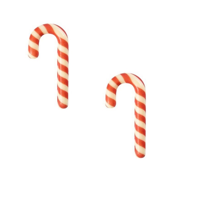 2 Bastoncino di zucchero 2D ( 5 cm) - Cioccolato Bianco 