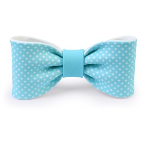 Grande Fiocco Papillon Blu a pois 10 cm - Zucchero