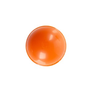 2 Sfere Arancioni 2,2 cm - Cioccolato Bianco