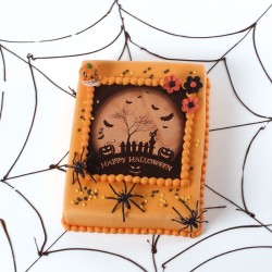 2 Palline Arancia 2, 2 cm - Cioccolato Bianco. n1