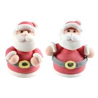 2 Babbo Natale piccolo 4,5 cm - Zucchero