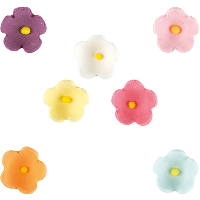 7 mini fiori - 1 cm 