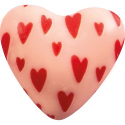 4 Cuori 2D 3 cm - Cioccolato Bianco. n2