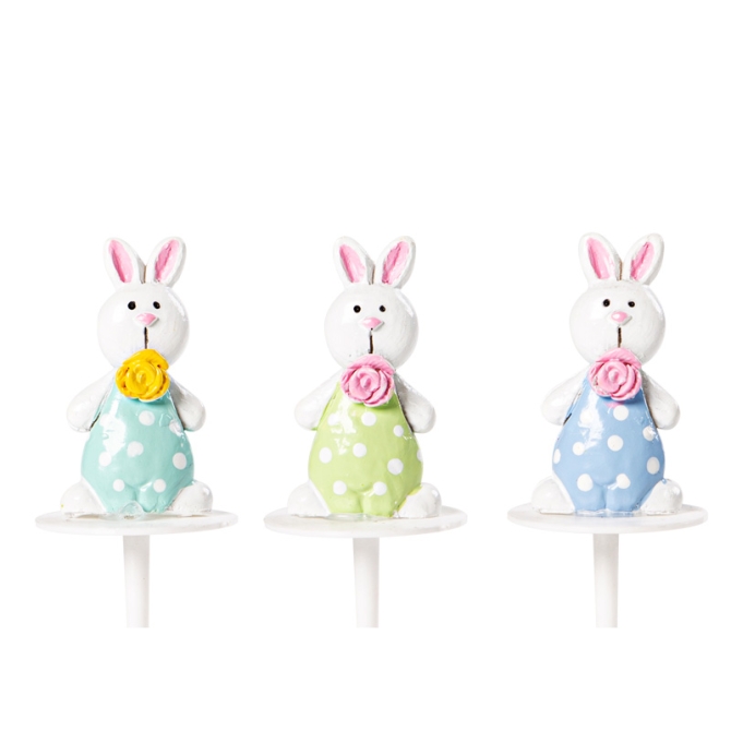 2 picconi di lepre (4 cm) - plastica 