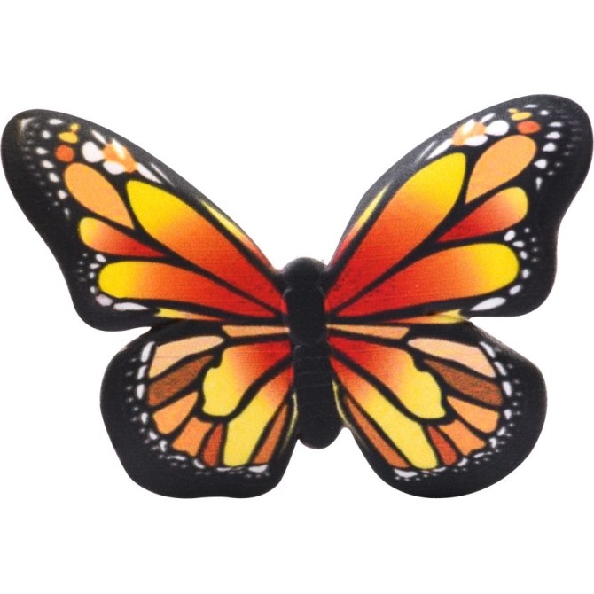 2 Farfalle 3D (3, 5 cm) - Zucchero 