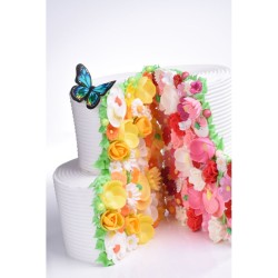 2 Farfalle 3D (3, 5 cm) - Zucchero. n9