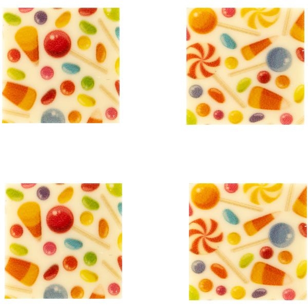 4 mini barrette di cioccolato - Cioccolato bianco 