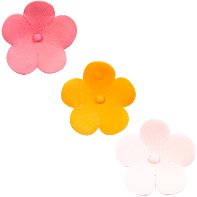 3 Fiori (3 cm) - Zucchero 