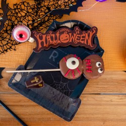 2 Bare di Halloween (5 cm) - Cioccolato fondente. n2