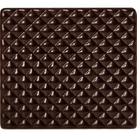2 Tronchi in Rilievo 9 cm - Cioccolato Fondente
