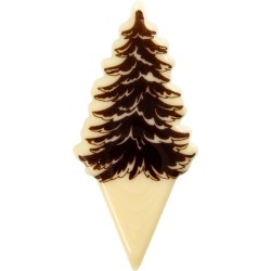 4 Immagini Chalet / Abeti - Cioccolato Bianco. n3