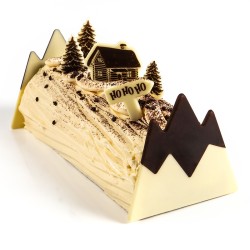 4 Immagini Chalet / Abeti - Cioccolato Bianco. n4