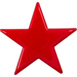 2 Stelle Rosse (5,5 cm) - Cioccolato Bianco