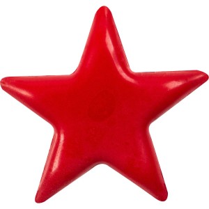 5 Piccole Stelle Rosse (2,5 cm) - Cioccolato Bianco
