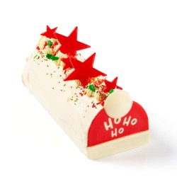 5 Piccole Stelle Rosse (2, 5 cm) - Cioccolato Bianco. n1