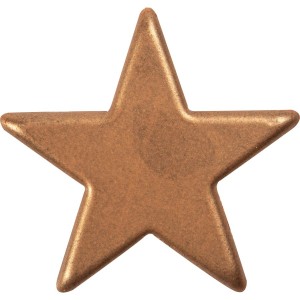 5 Piccole Stelle Bronzo (2,5 cm) - Cioccolato Fondente