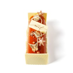 7 decorazioni natalizie (3, 5 cm) - Cioccolato bianco. n1