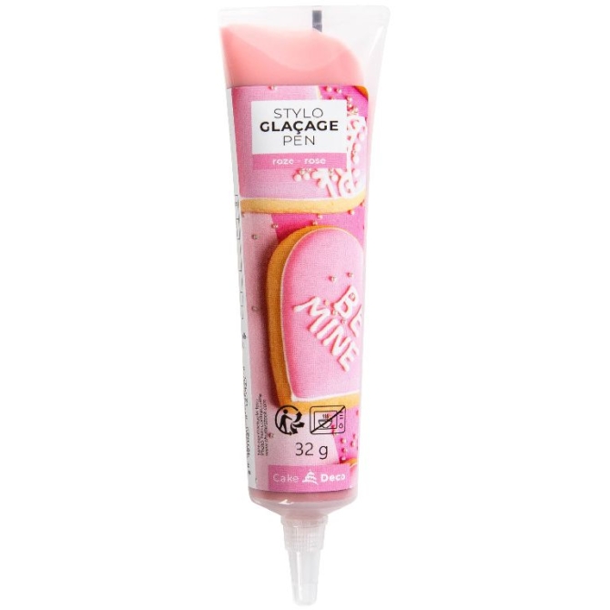 Penna per glassa 32 g - Rosa 