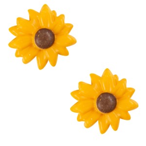2 Girasoli  2,5 cm - Cioccolato bianco