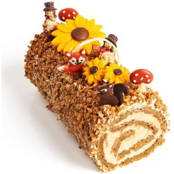 2 Girasoli  2, 5 cm - Cioccolato bianco. n1