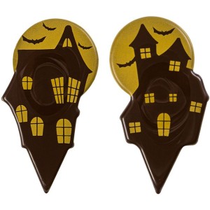 2 plettri del castello stregato 7,7 cm - cioccolato