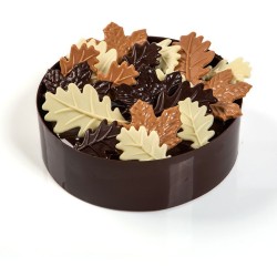 1 Foglio 6 cm - Cioccolato Fondente. n1
