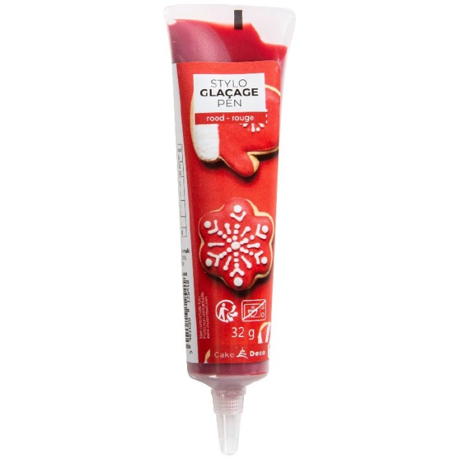 1 penna per glassa 32 g - rossa 