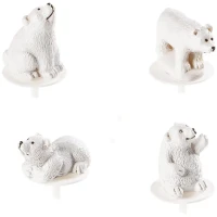2 plettri dell'orso delle nevi - Resina