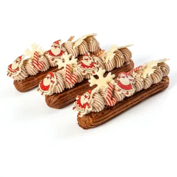 2 Fiocchi di neve (4 cm) - Cioccolato bianco. n1