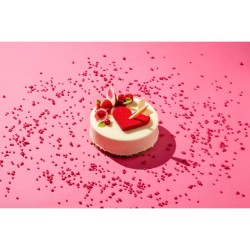 5 Stampi Cuore ( 3 cm) - Cioccolato bianco. n1