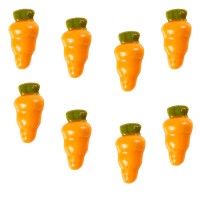 8 Carote (2,5 cm) - Cioccolato bianco