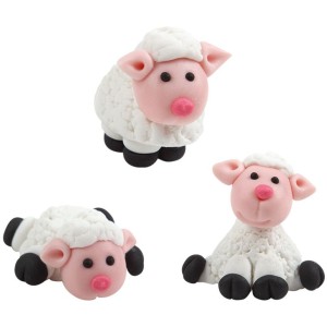 1 Pecora 3D (3 cm) - Zucchero