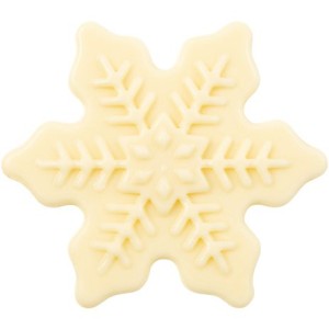 1 Cristallo di ghiaccio (6 cm) - Cioccolato bianco