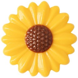2 Girasoli  3, 7 cm - Cioccolato Bianco. n1