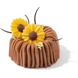 2 Girasoli  3, 7 cm - Cioccolato Bianco. n2