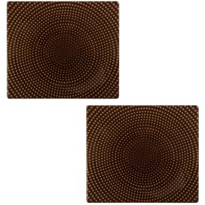 2 Punte per Tronchetto Point Illusion (9 cm)  Cioccolato Fondente